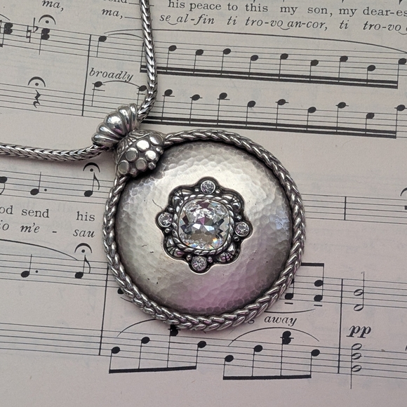 Brighton Jewelery Silver Pendant Necklace - Picture 2 of 14